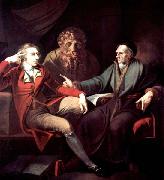 Henry Fuseli, The artist in conversation with Johann Jakob Bodmer